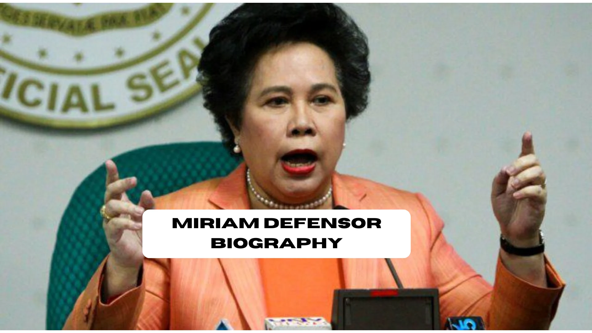 Miriam Defensor Biography: Husband, Children, Death, Family - EchoProfiles