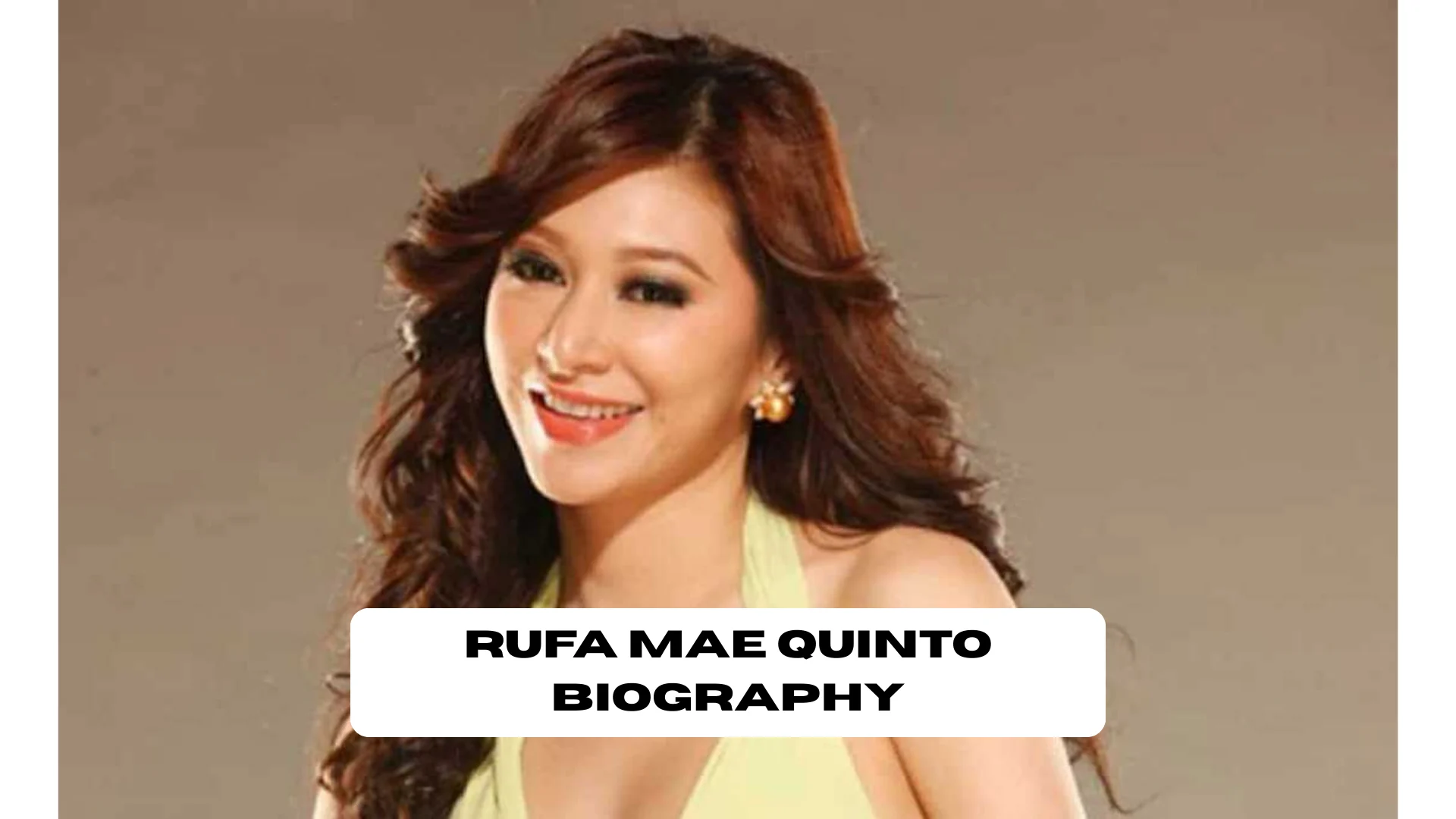 Rufa Mae Quinto Biography: Career, Parents, Children, Siblings, Age ...